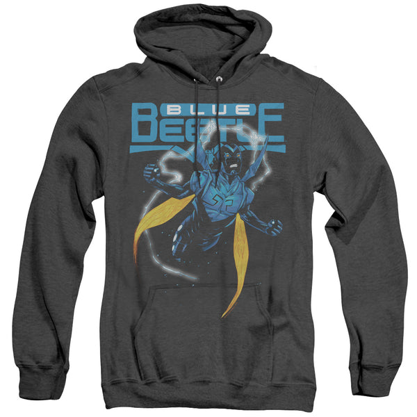 JLA - Blue Beetle Adult Heather Hoodie