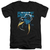 JLA - Blue Beetle Adult Slim Fit V Neck Cotton