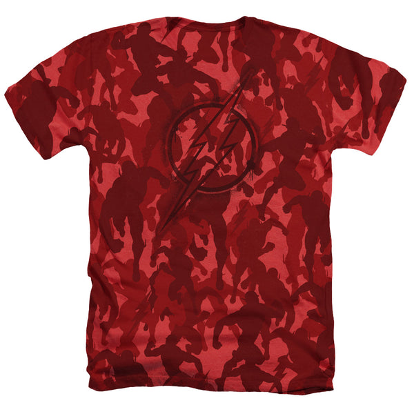 JLA - Flash Camo Adult Regular Fit Heather Short Sleeve