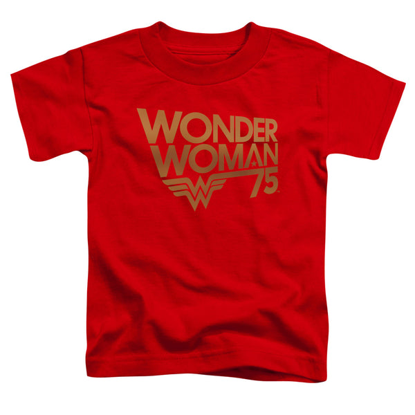 Wonder Woman - Wonder Woman 75Th Anniversary Gold Logo Toddler Short Sleeve