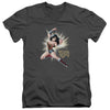 Wonder Woman - Ww75 The Bracelets Of Submission Adult Slim Fit V Neck Cotton