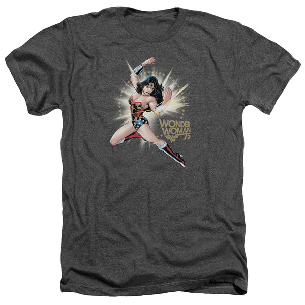 Wonder Woman - Ww75 The Bracelets Of Submission Adult Regular Fit Heather Short Sleeve