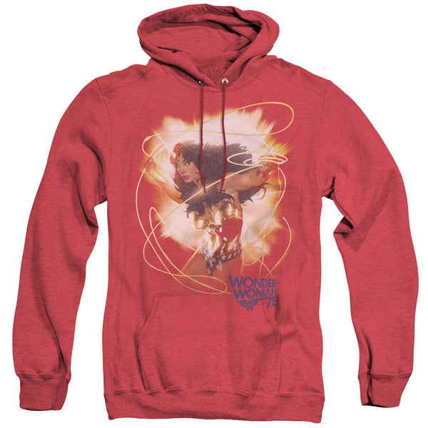Wonder Woman - 75Th Burst Adult Heather Hoodie