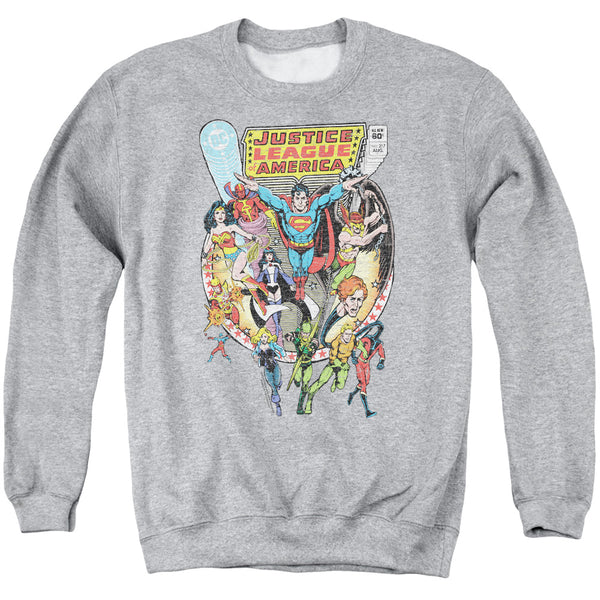 JLA - Team Up Adult Crewneck Sweatshirt