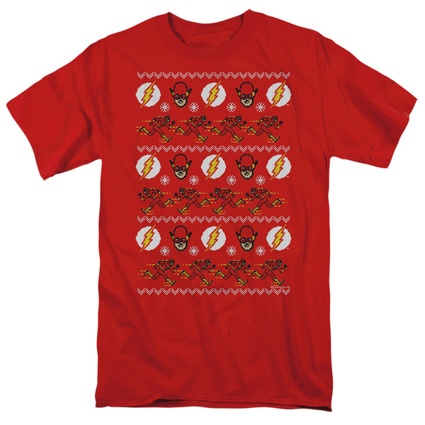 Flash - The Flash Ugly Christmas SweaterAdult Regular Fit Short Sleeve