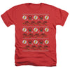 Flash - The Flash Ugly Christmas SweaterAdult Regular Fit Heather Short Sleeve