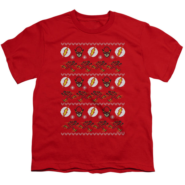 Flash - The Flash Ugly Christmas SweaterYouth Short Sleeve