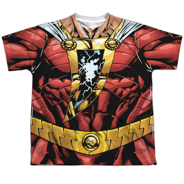 JLA - Shazam Uniform Youth Short Sleeve 100% Poly