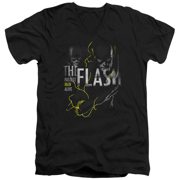 Flash - Bold Flash Adult Slim Fit V Neck Cotton
