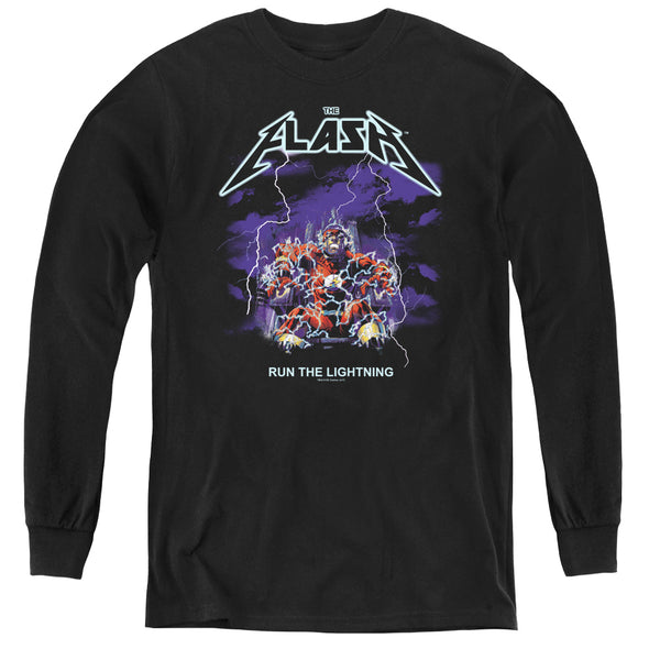 Flash - Run The Lightning L - S Youth