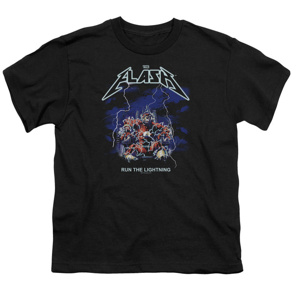 Flash - Run The Lightning Youth Short Sleeve