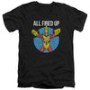 JLA - Firestorms Party Adult Slim Fit V Neck Cotton