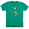 JLA - Rash Of Good Luck Adult Regular Fit Heather Short Sleeve