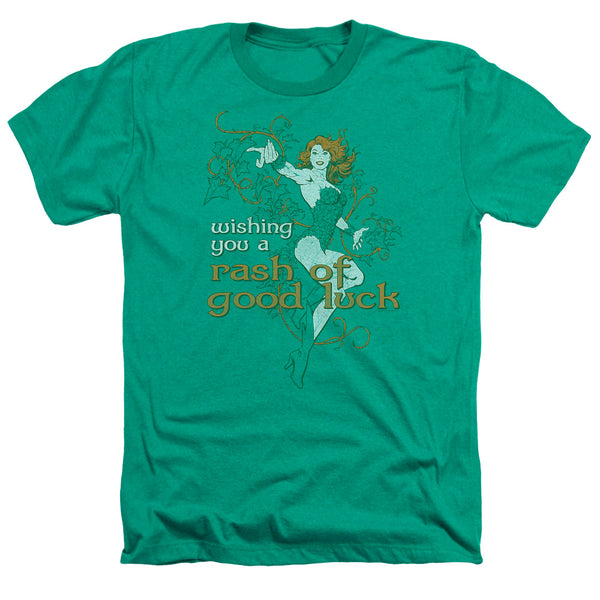 JLA - Rash Of Good Luck Adult Regular Fit Heather Short Sleeve