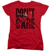 JLA - Don’T Care Women's Short Sleeve