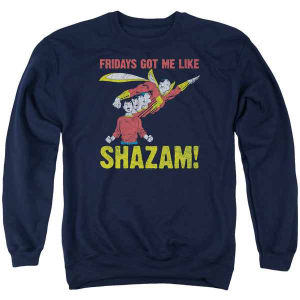 JLA - Fridays Got Me Like Adult Crewneck Sweatshirt