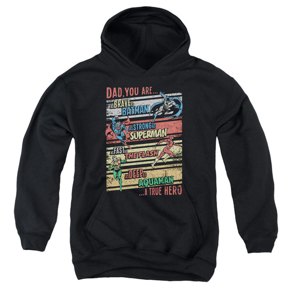 JLA - A True Hero Youth Hooded Sweatshirt