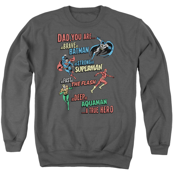 JLA - Dad Hero Adult Crewneck Sweatshirt