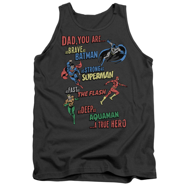 JLA - Dad Hero Adult Tank Top