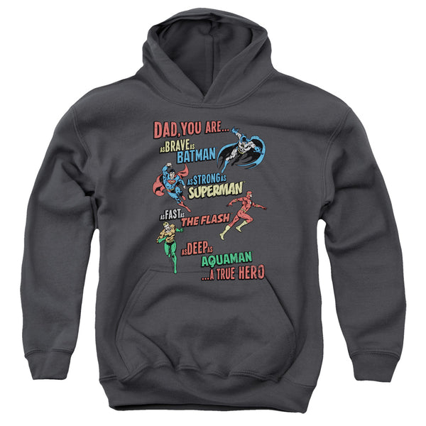 JLA - Dad Hero Youth Hooded Sweatshirt
