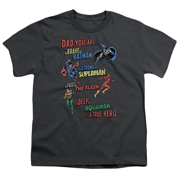 JLA - Dad Hero Youth Short Sleeve