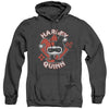 JLA - Harley Chibi Adult Heather Hoodie