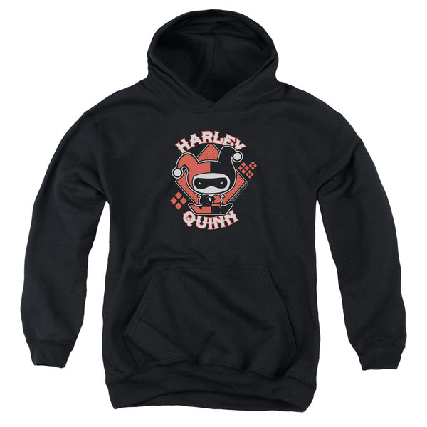JLA - Harley Chibi Youth Hooded Sweatshirt