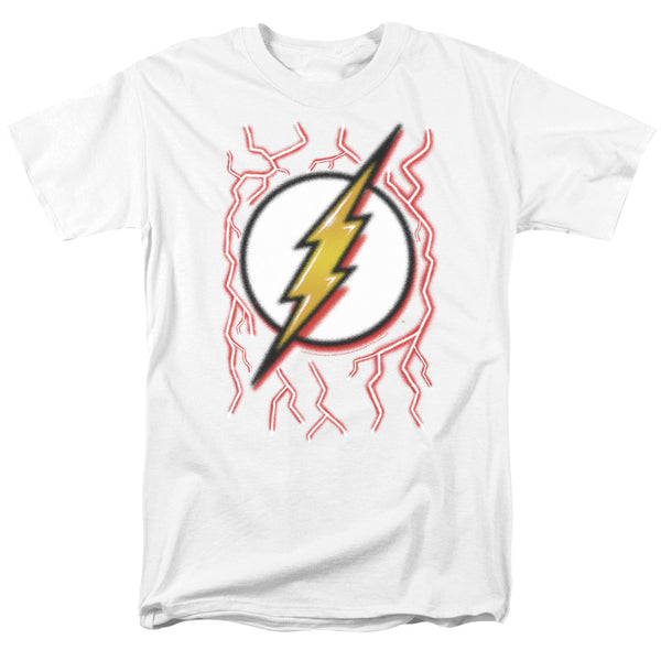 Flash - Airbrush Bolt Adult Regular Fit Short Sleeve