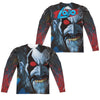 JLA - Bit Lip (Front - Back Print) L - S Adult Poly Crew