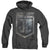 Justice League Movie - Shield Logo Adult Heather Hoodie