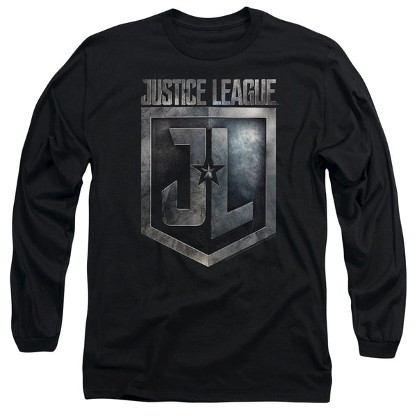 Justice League Movie - Shield Logo Adult Long Sleeve