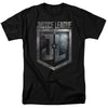 Justice League Movie - Shield Logo Adult Regular Fit Short Sleeve