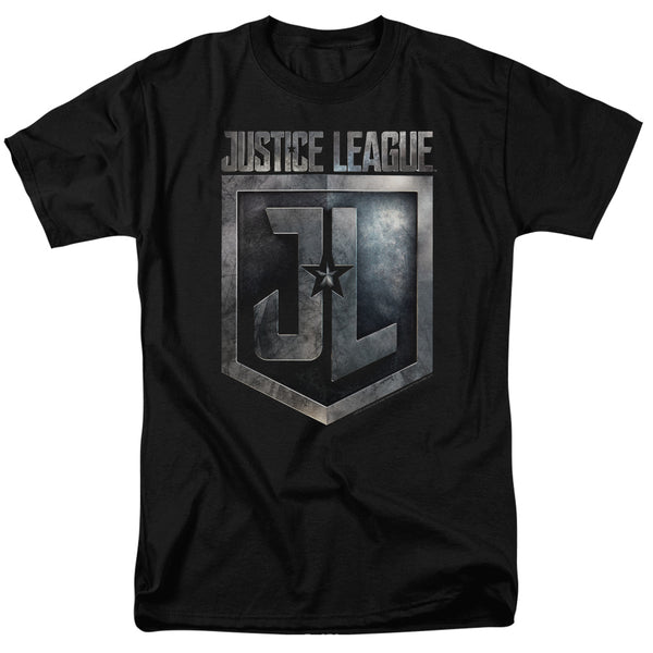 Justice League Movie - Shield Logo Adult Regular Fit Short Sleeve