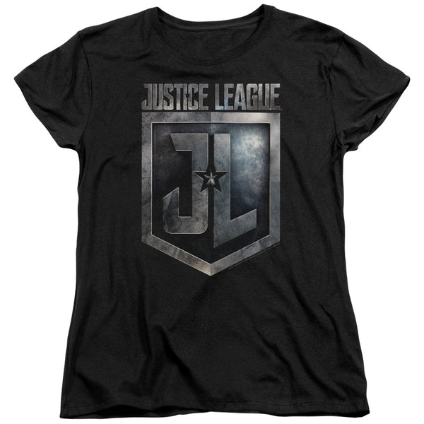 Justice League Movie - Shield Logo Women's Short Sleeve