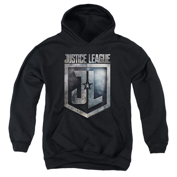 Justice League Movie - Shield Logo Youth Hooded Sweatshirt