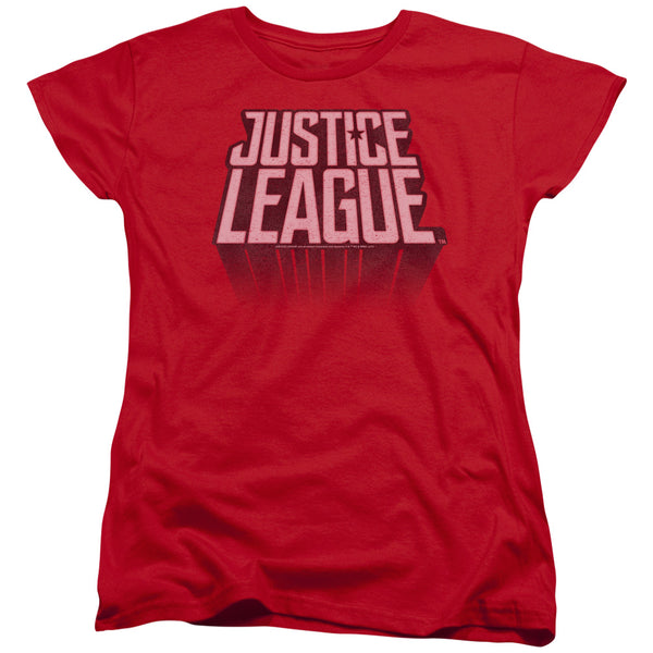 Justice League Movie - League Distressed Women's Short Sleeve