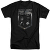 Justice League Movie - Shield Of Emblems Adult Tall Fit Short Sleeve