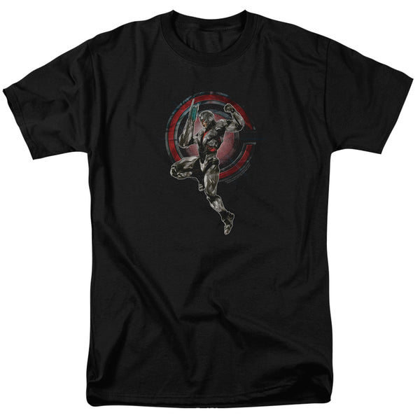 Justice League Movie - Cyborg Adult Regular Fit Short Sleeve