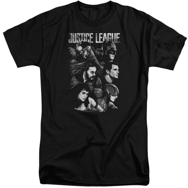 Justice League Movie - Pushing Forward Adult Tall Fit Short Sleeve