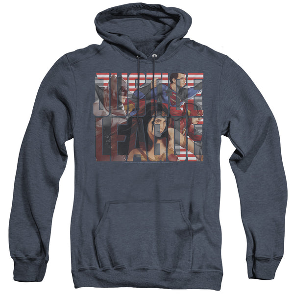 Justice League Movie - Rally Adult Heather Hoodie