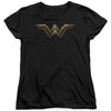 Justice League Movie - Wonder Woman Logo Women's Short Sleeve