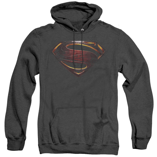 Justice League Movie - Superman Logo Adult Heather Hoodie