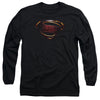 Justice League Movie - Superman Logo Adult Long Sleeve