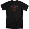 Justice League Movie - Superman Logo Adult Tall Fit Short Sleeve