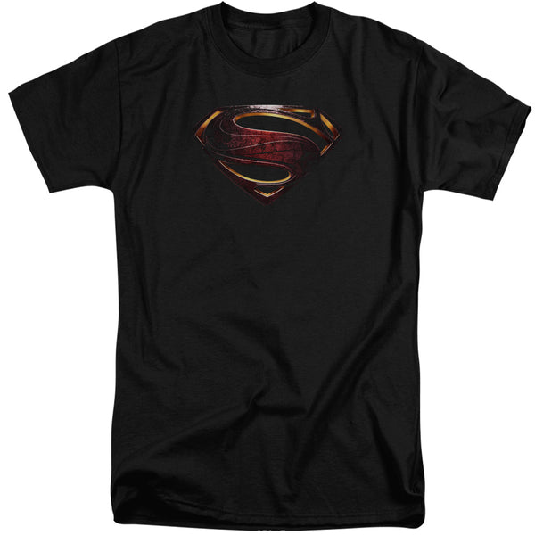 Justice League Movie - Superman Logo Adult Tall Fit Short Sleeve