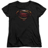 Justice League Movie - Superman Logo Women's Short Sleeve