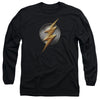 Justice League Movie - Flash Logo Adult Long Sleeve