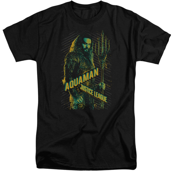 Justice League Movie - Aquaman Adult Tall Fit Short Sleeve