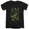 Justice League Movie - Aquaman Adult Slim Fit V Neck Cotton
