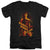 Justice League Movie - Wonder Woman Adult Slim Fit V Neck Cotton